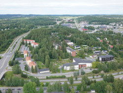Ilmakuva Jyväskylän Kankaan alueelta. Kuva Ari Heinonen